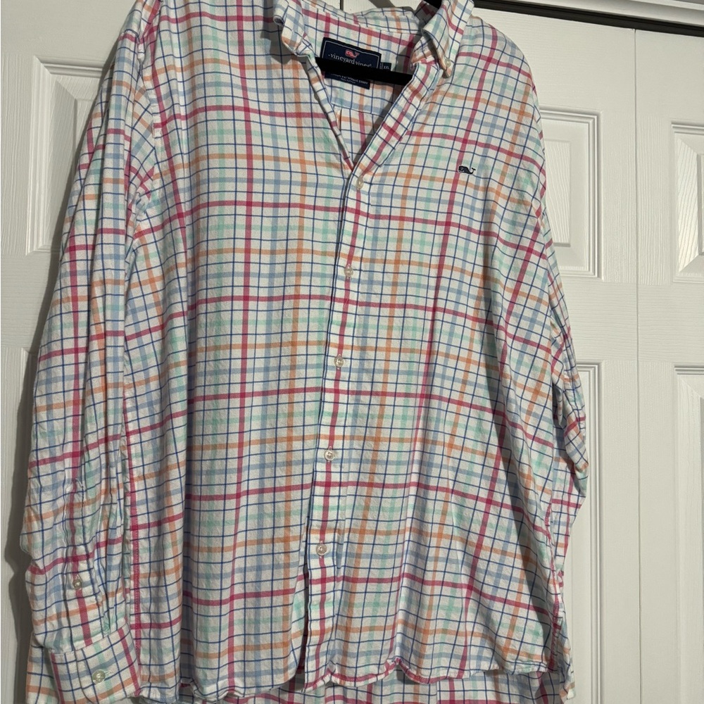 Vineyard Vines Multicolor Plaid Men's Shirt